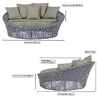 Chaise Hungria Alumínio Pintura Fendi Corda Náutica E8 Trama