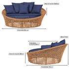 Chaise Hungria Alumínio Pintura Marrom Corda Náutica E10 Tram