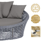 Chaise Hungria Alumínio Pintura Marrom Corda Náutica E11 Tram