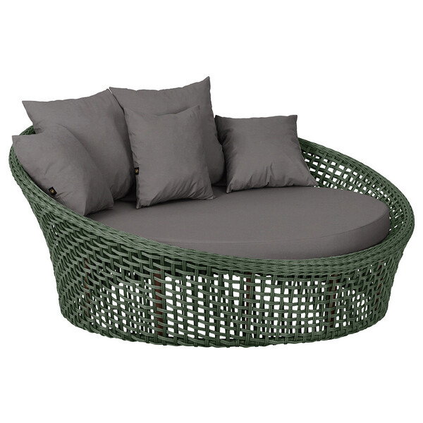 Chaise Hungria Alumínio Pintura Marrom Corda Náutica E11 Tram