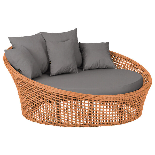 Chaise Hungria Alumínio Pintura Marrom Corda Náutica E11 Tram