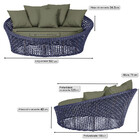 Chaise Hungria Alumínio Pintura Marrom Corda Náutica E13 Tram