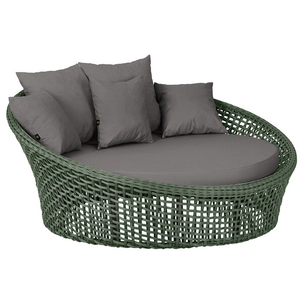 Chaise Hungria Alumínio Pintura Preta Corda Náutica E11 Trama