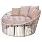 Chaise Livia 1.6m Tecido Impermeavel Areia A26 4 Almofadas Al