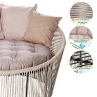 Chaise Livia 1.6m Tecido Impermeavel Areia A26 4 Almofadas Al