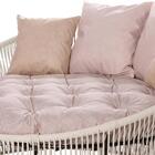 Chaise Livia 1.6m Tecido Impermeavel Areia A26 4 Almofadas Al