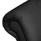 Chaise Longue Divã Copenhagen Veludo Preto 160 Speciale Home