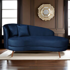 Chaise Longue Divã Emili Em Madeira De Reflorestamento 160cm