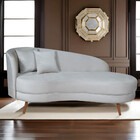 Chaise Longue Divã Emili Em Madeira De Reflorestamento 160cm