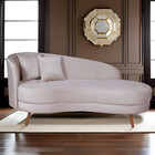 Chaise Longue Divã Emili Em Madeira De Reflorestamento 160cm