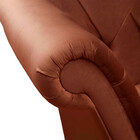 Chaise Longue Divã Montreal Veludo Marrom Terracota 1,60 - Sp