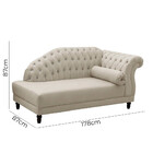 Chaise Longue Divã Olimpia Em Madeira De Reflorestamento Mate