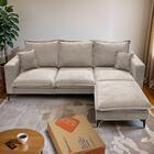 Chaise Modular Boma 60x70x40cm Boucle Bege Claro Sofá Inbox