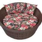 Chaise Nova Delhi - Tecido Maui Preto