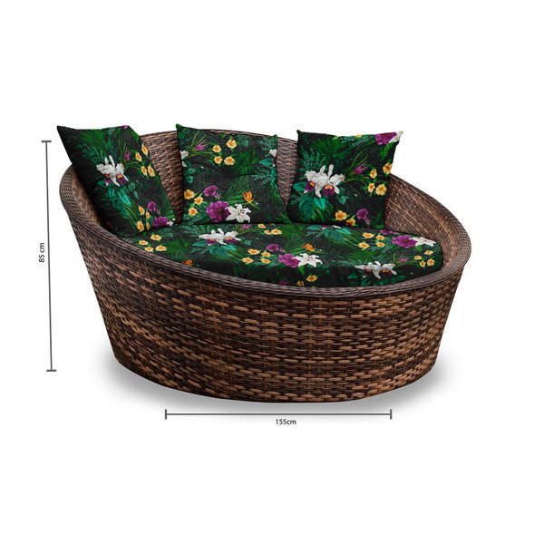 Chaise Orbit Em Fibra Sintética - Tecido Acordes