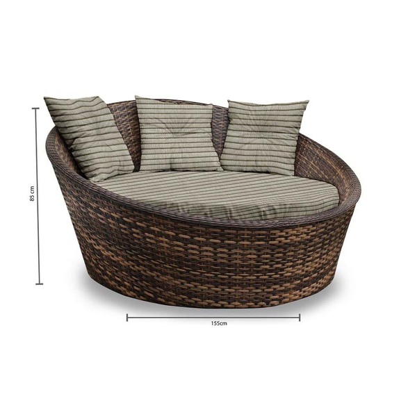 Chaise Orbit Em Fibra Sintética - Tecido Cabanas