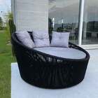 Chaise Palmeira Em Corda Náutica Preta - Tecido Linus Mescla