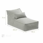 Chaise Para Jardim/varanda Em Linho Taipe Areia