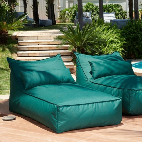 Chaise Para Jardim/varanda Em Linho Taipe Verde