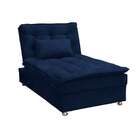 Chaise Patricia Veludo Azul