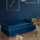 Chaise Penélope Veludo Azul