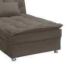 Chaise Penélope Veludo Marrom