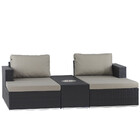 Chaise Recife Em Alumínio Para Área Piscina Jardim Trama Orig