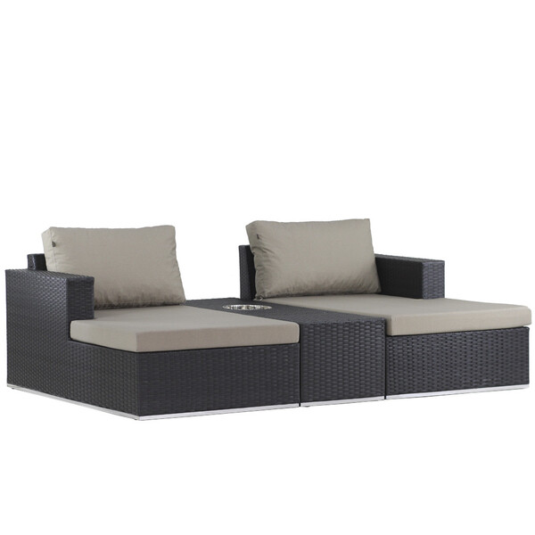 Chaise Recife Em Alumínio Para Área Piscina Jardim Trama Orig