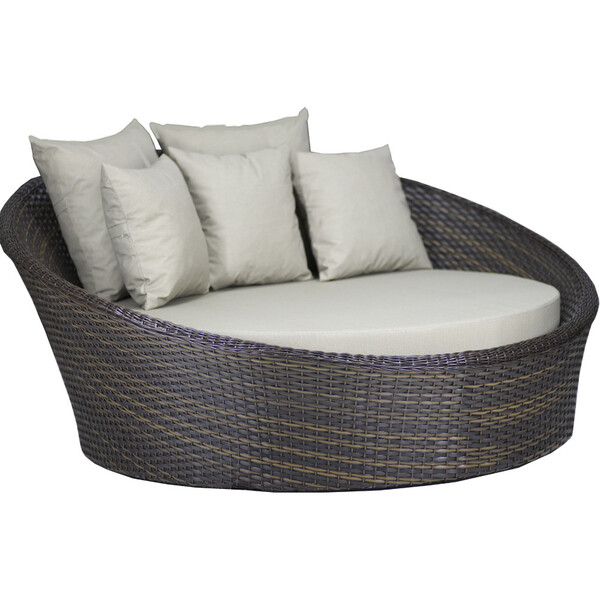 Chaise Sofá Livia Para Varanda Jardim Piscina Trama Original