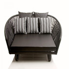 Chaise Sofá Milão Em Alumínio Para Área, Jardim, Piscina Tram