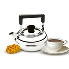 Chaleira Aço Inox 1 L Zanella Design Clássico Mesa Cozinha