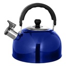 Chaleira Aço Inox Com Apito Azul