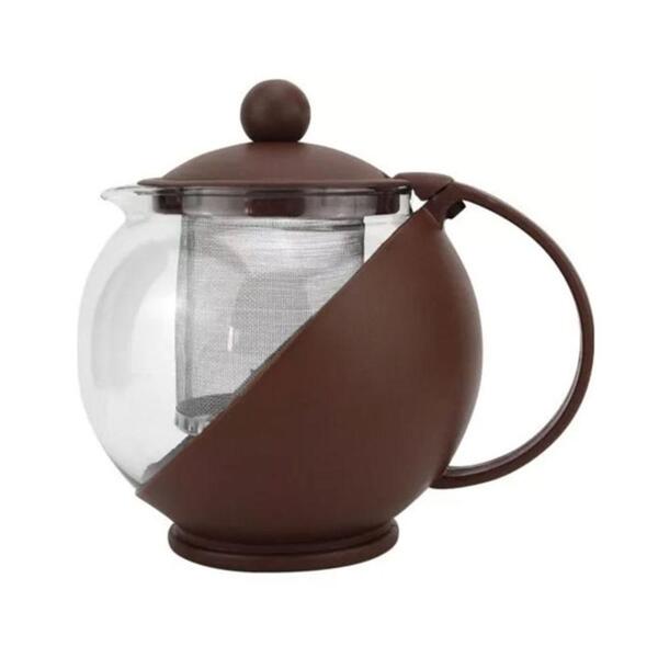 Chaleira Bule De Vidro Com Infusor Jarra Para Cha E Frutas Co