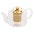 Chaleira Com Difusor Wolff Dourado De Borossilicato 600ml