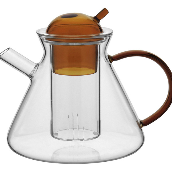 Chaleira Com Infusor 13x13x13cm  Borossilicato 500ml