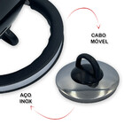 Chaleira Com Tampa E Apito Em Aço Inox 2 Litros Preta