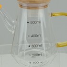 Chaleira Com Tampa Em Bambu Home&co Com Alça Cor Âmbar Boross