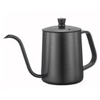 Chaleira De Aço Inox 600ml Com Bico De Ganso - Black