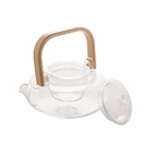 Chaleira De Vidro Borossilicato Resistente A Calor C/alça De