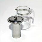 Chaleira De Vidro Com Infusor Bule Inox Capacidade 600ml C-60