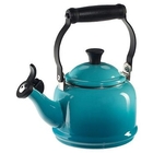 Chaleira Demi 1,1l - Oficial Le Creuset - Azul Caribe