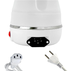 Chaleira Elétrica 100v Silicone Dobrável 600ml Branca