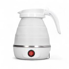Chaleira Elétrica 100v Silicone Dobrável 600ml Branca