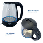 Chaleira Elétrica De Vidro 1,8 Litros 127v Jarra Ebulidor De
