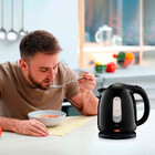 Chaleira Elétrica Elgin Com Visor Preta Auto Stop 1,7 Lts