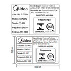 Chaleira Elétrica Inox Com Visor Midea 1 7 L Eka23x2 - 220v