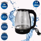 Chaleira Eletrica Jarra De Vidro Agua Quente 220v Ou 110v 220v