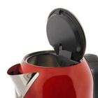 Chaleira Elétrica Kenwood Kmix 1,6l Aço Inox Vermelha 127V SJ
