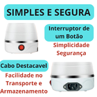 Chaleira Elétrica Retrátil 600ml 110v Silicone Esquentar Leit