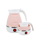 Chaleira Elétrica Retrátil 600ml 110v Silicone Esquentar Leit